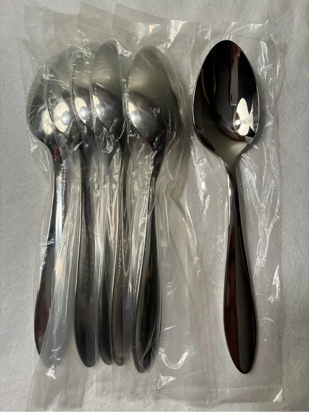 6 NEW Lenox Ellison Stainless Tablespoons